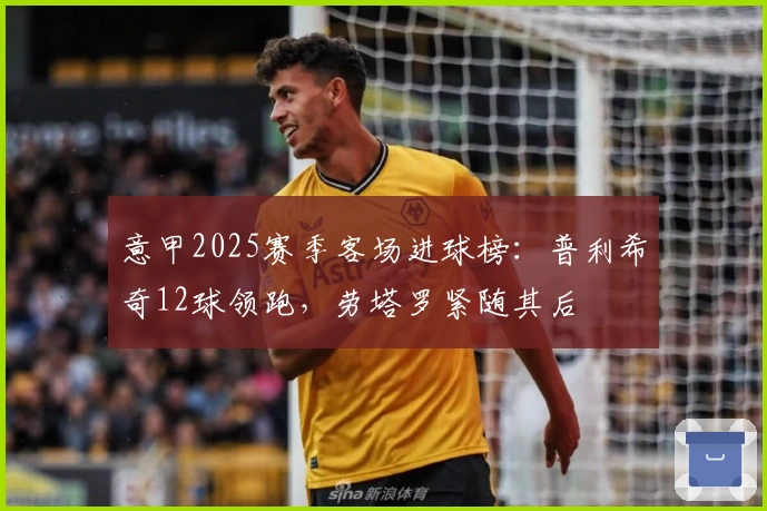 意甲2025赛季客场进球榜：普利希奇12球领跑，劳塔罗紧随其后